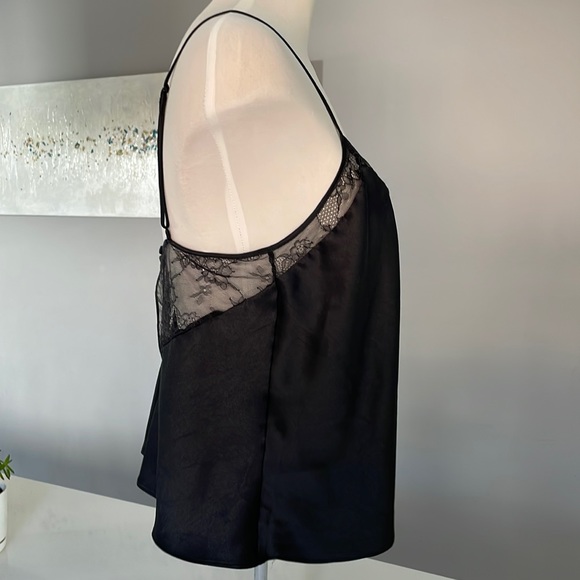 L Victoria’s Secret Black Camisole with Lace - Picture 3 of 11